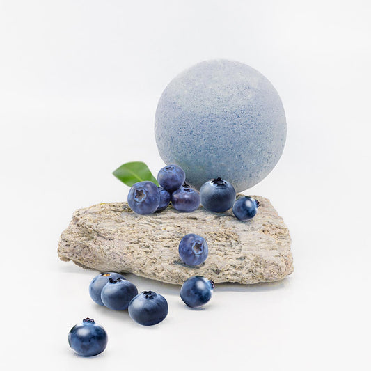 Bomba de baño Mora Azul